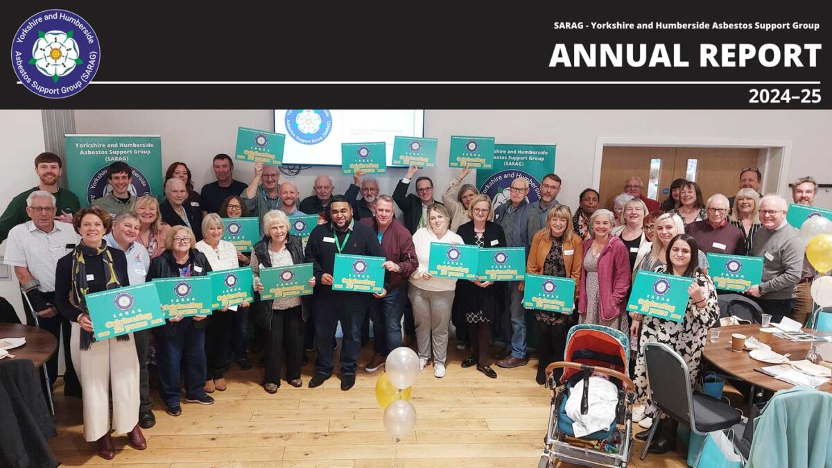 SARAG annual report 2024-2025 - SARAG Logo - and people